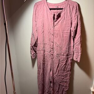 Old Navy Pink Button-Up Jumper
